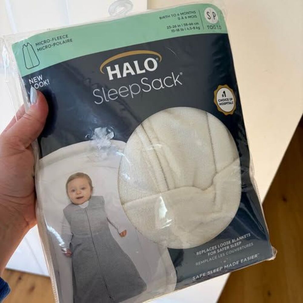 NEW halo sleep slack micro fleece 0-mo